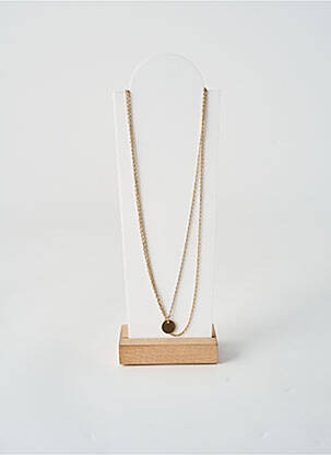 Collier fermeture fermoir mousqueton or TATA GISELE femme