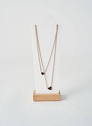 Collier fermeture fermoir mousqueton or TATA GISELE femme
