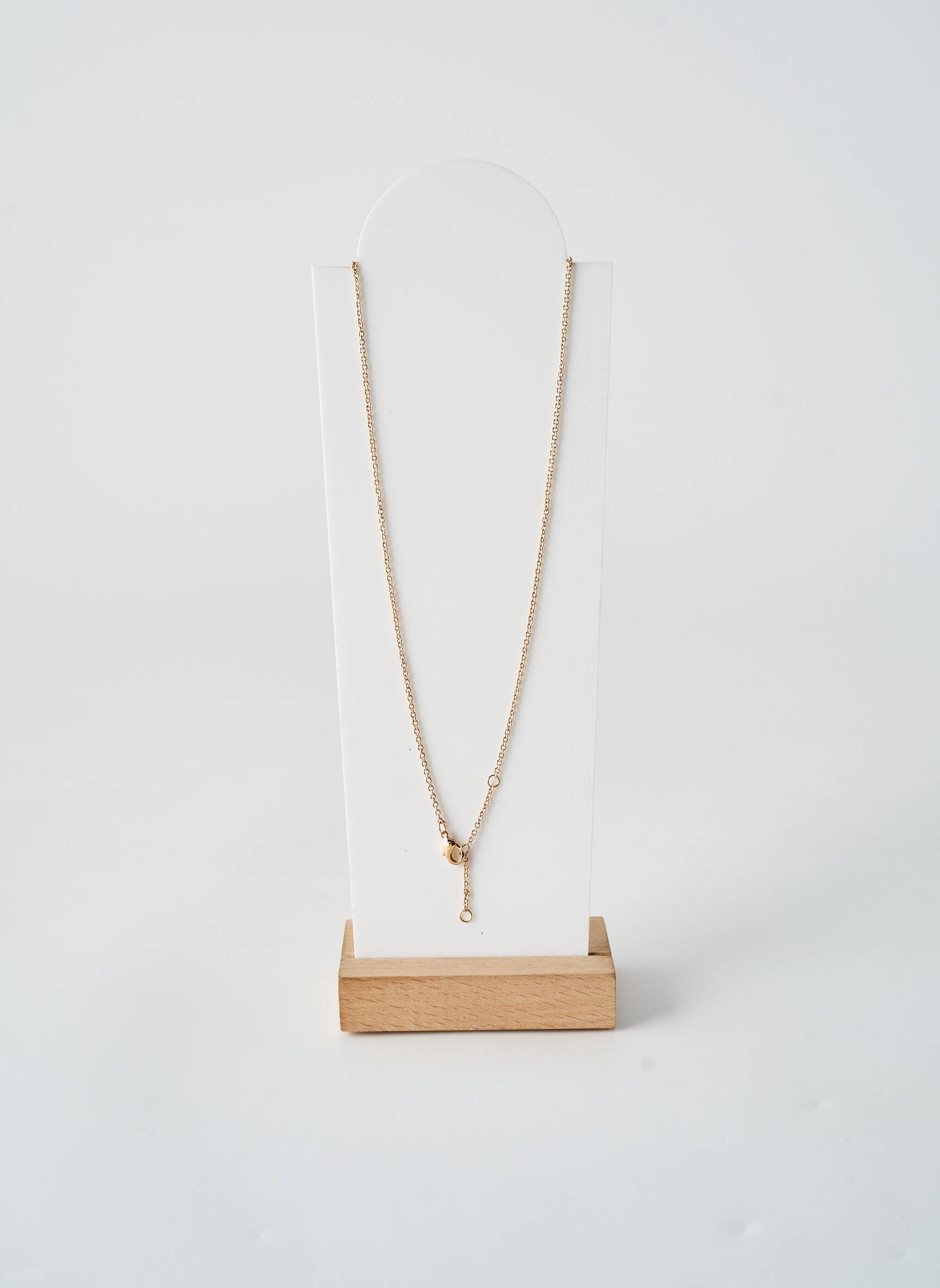 Collier fermeture fermoir mousqueton or TATA GISELE femme