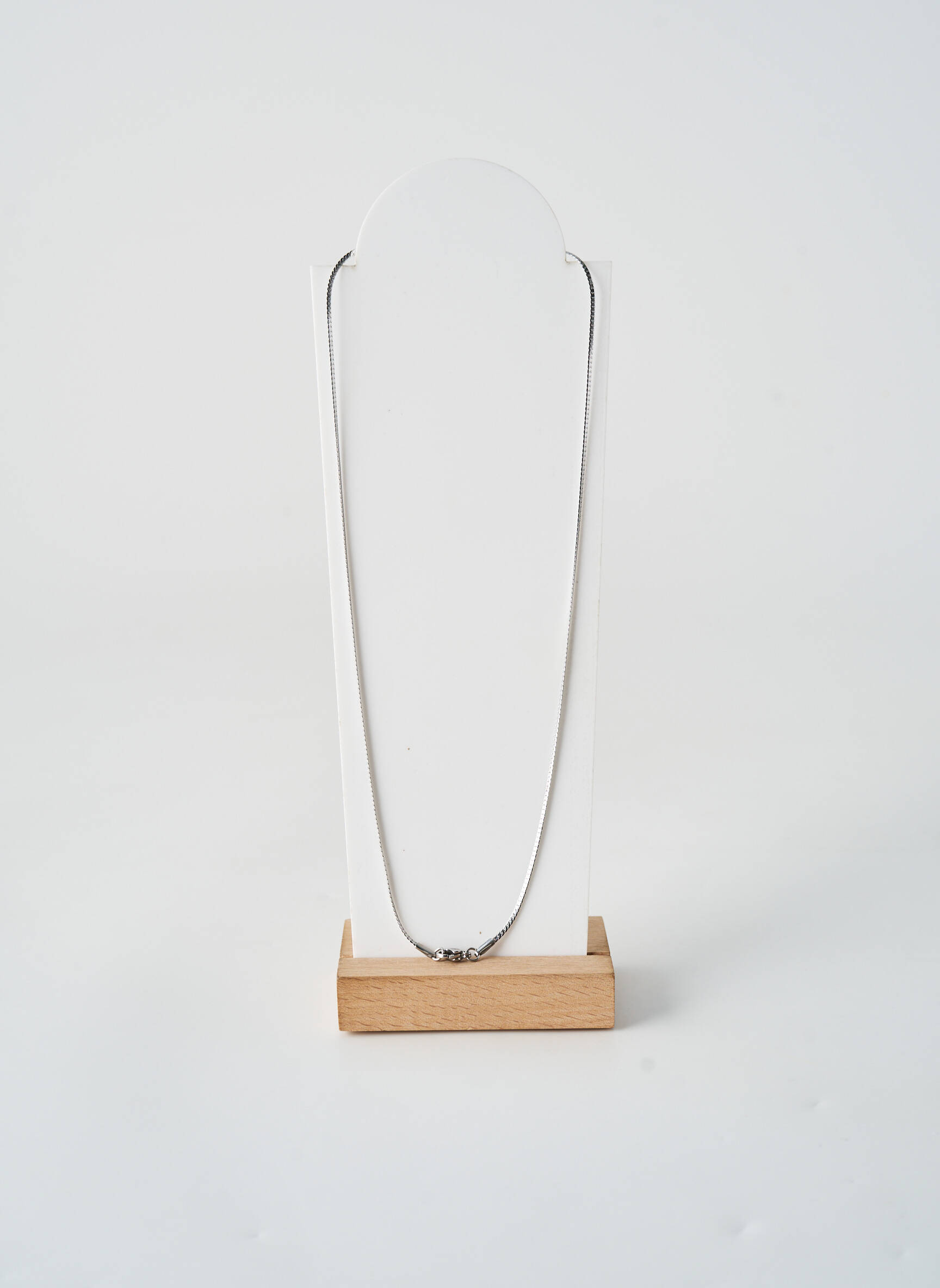 Collier fermeture fermoir mousqueton argent TATA GISELE femme