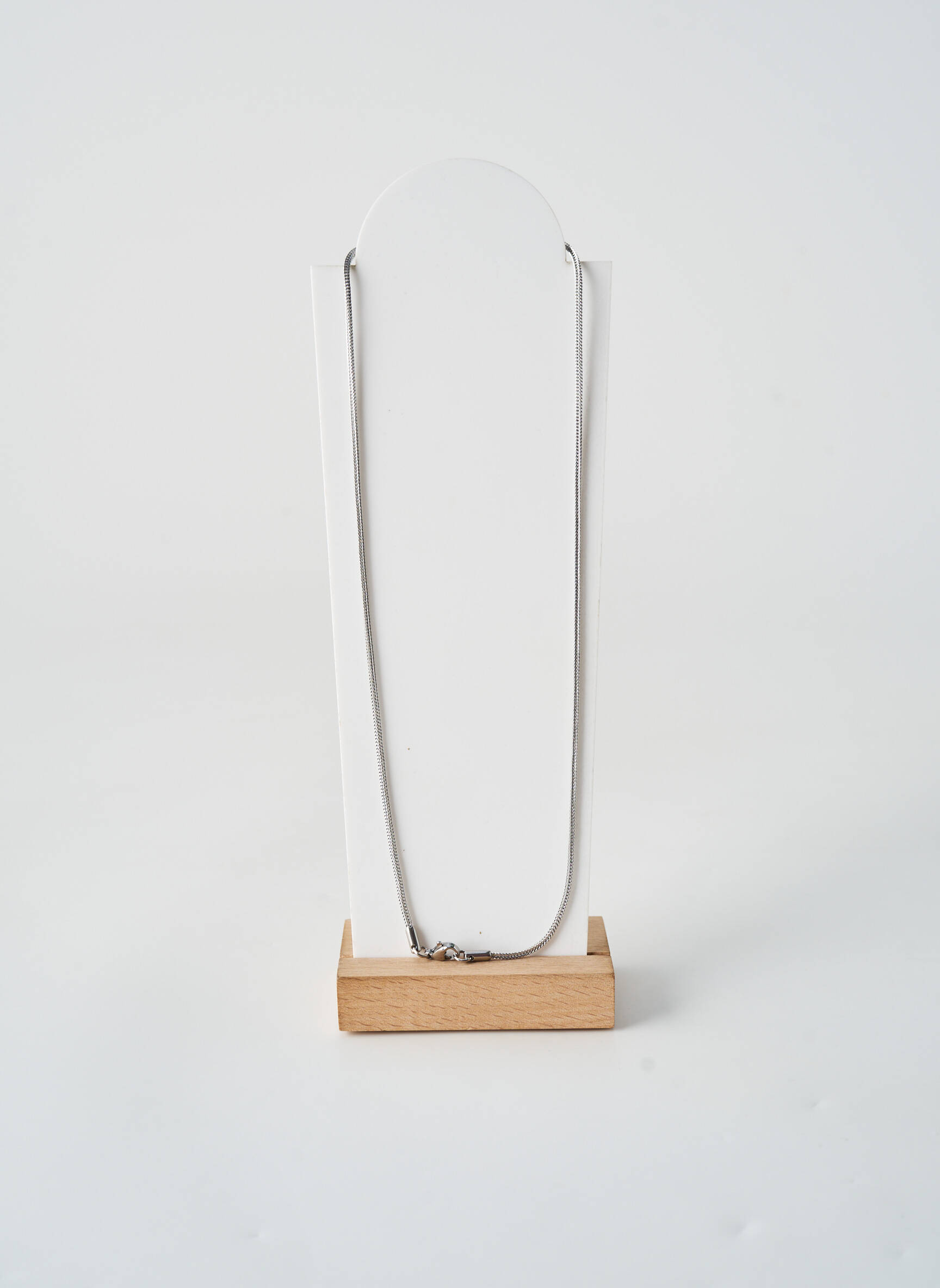 Collier fermeture fermoir mousqueton argent TATA GISELE femme