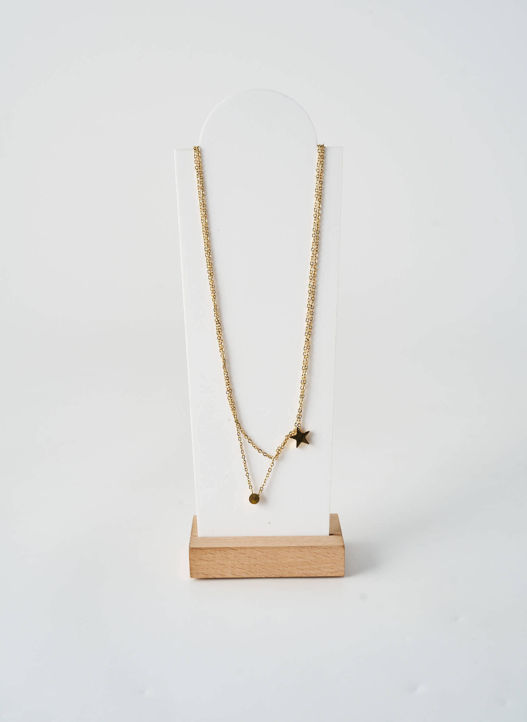 Collier fermeture fermoir mousqueton or TATA GISELE femme