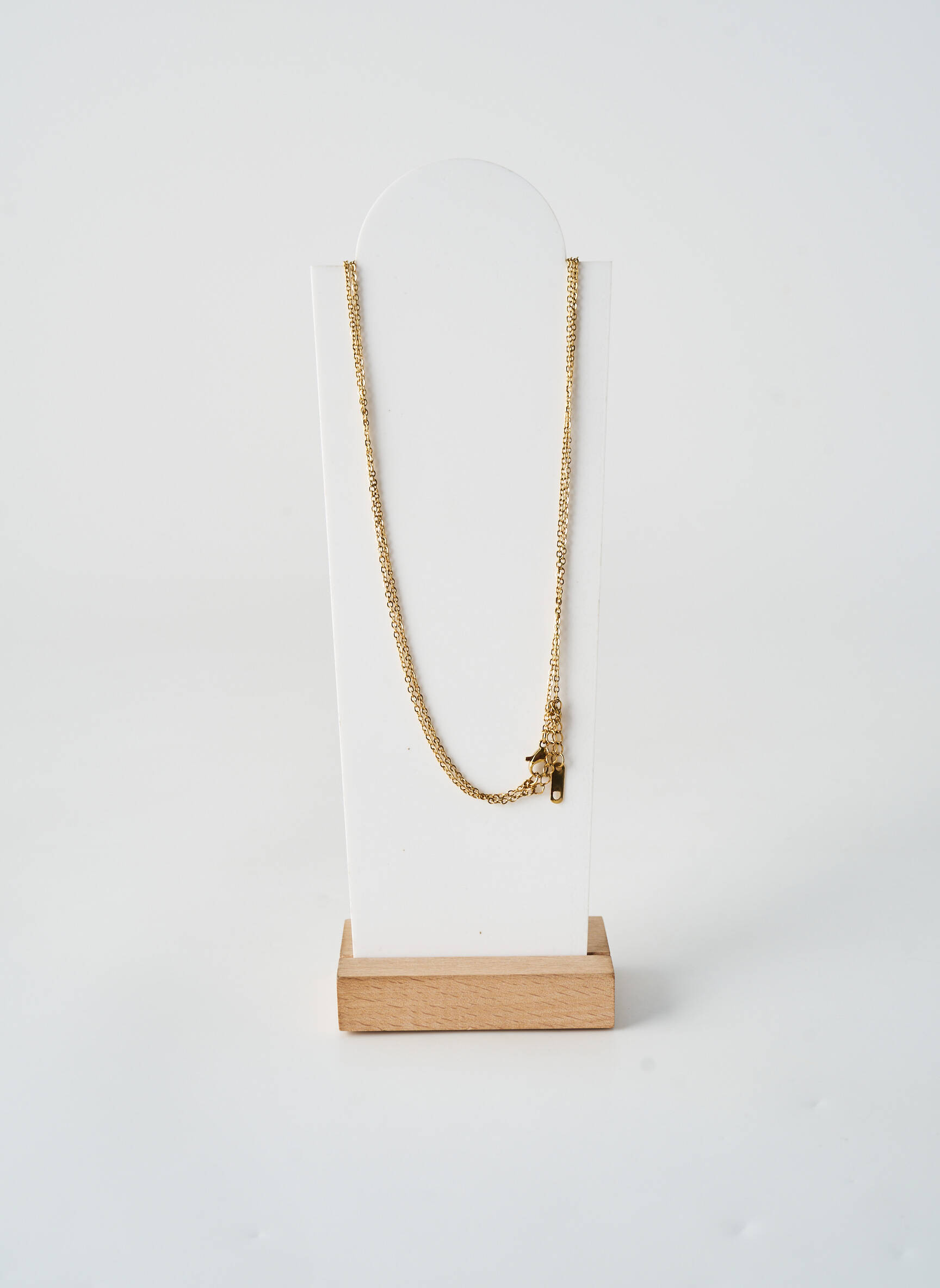 Collier fermeture fermoir mousqueton or TATA GISELE femme