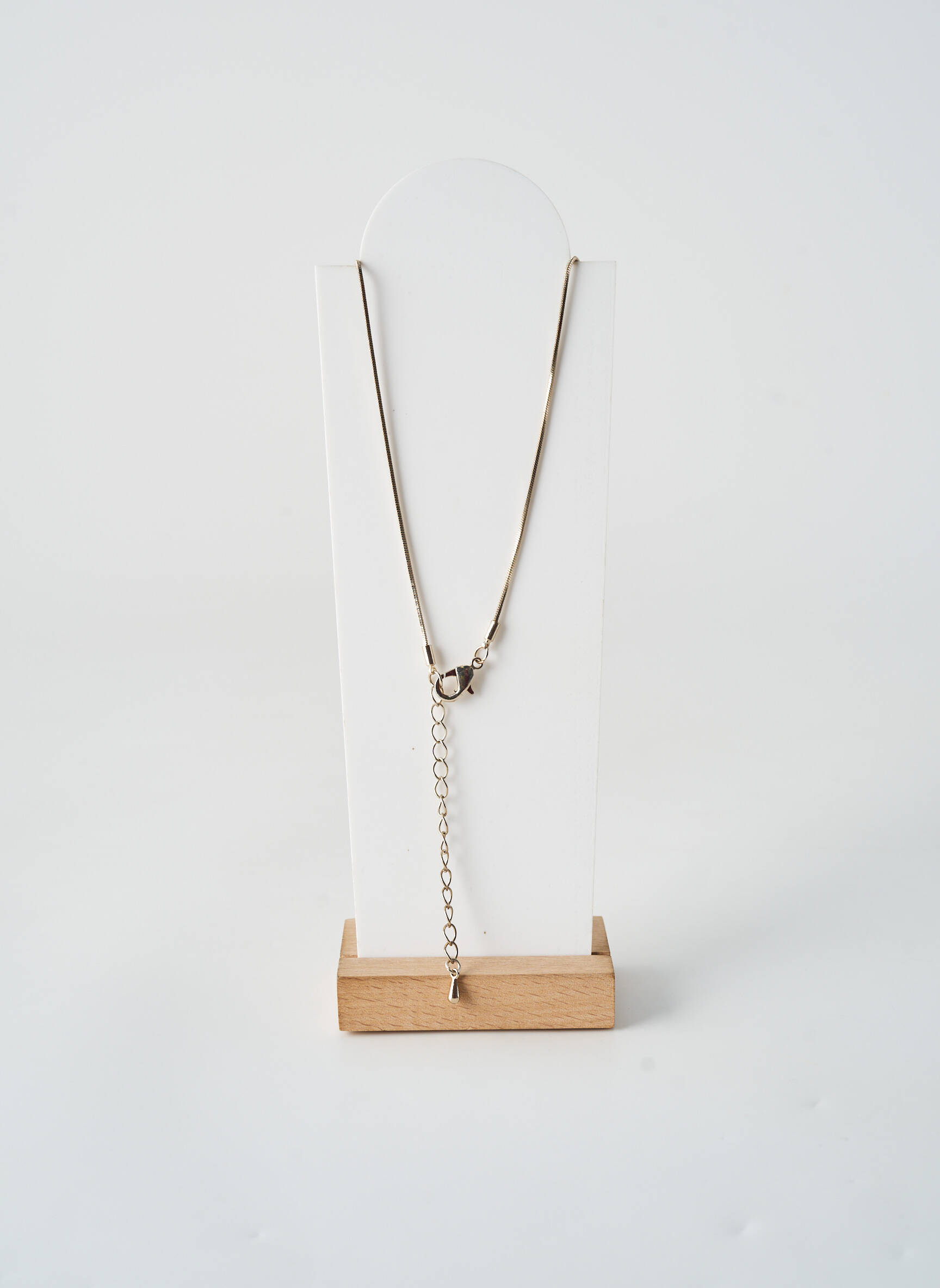 Collier fermeture fermoir mousqueton argent TATA GISELE femme