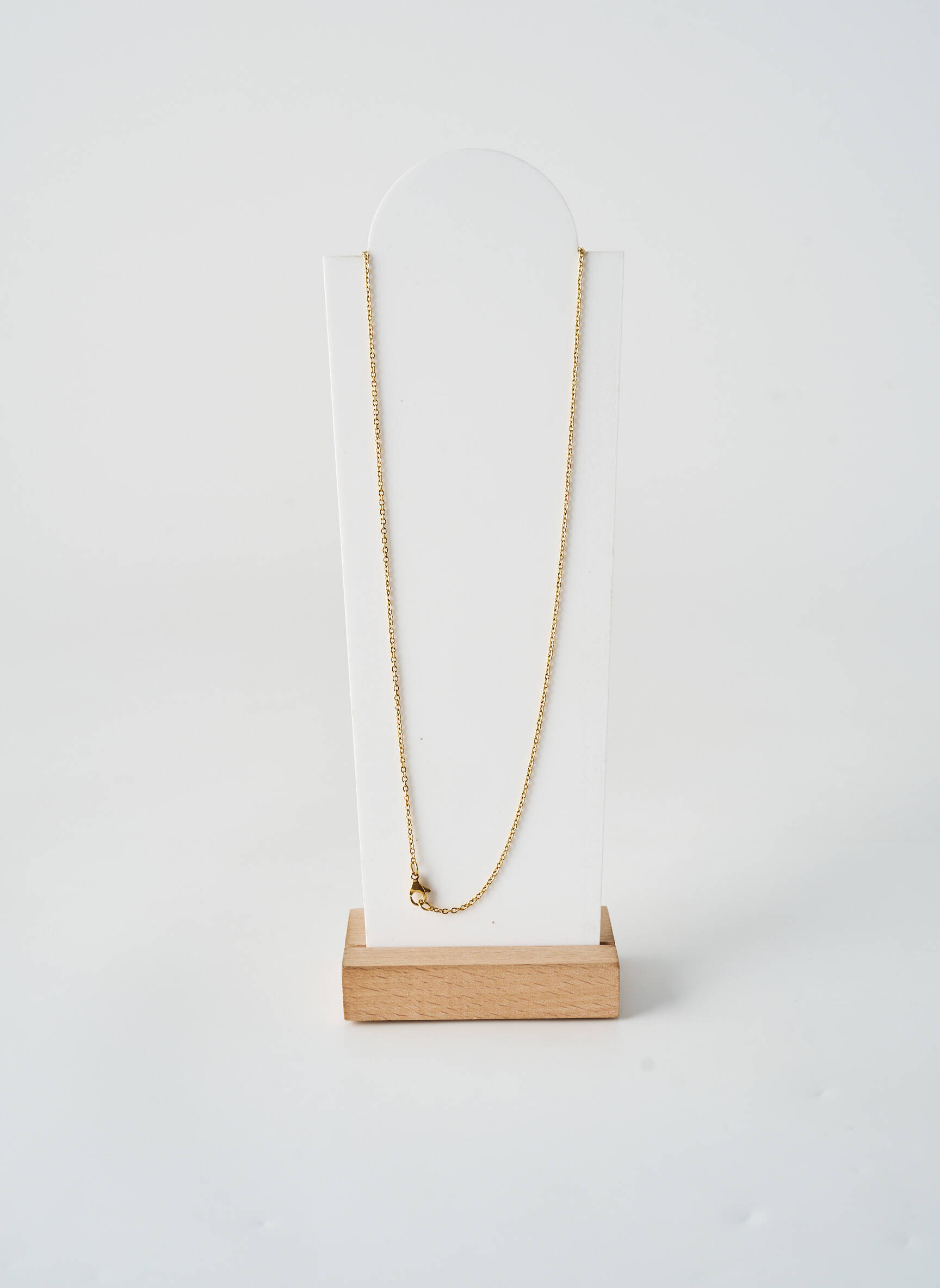 Collier fermeture fermoir mousqueton or TATA GISELE femme