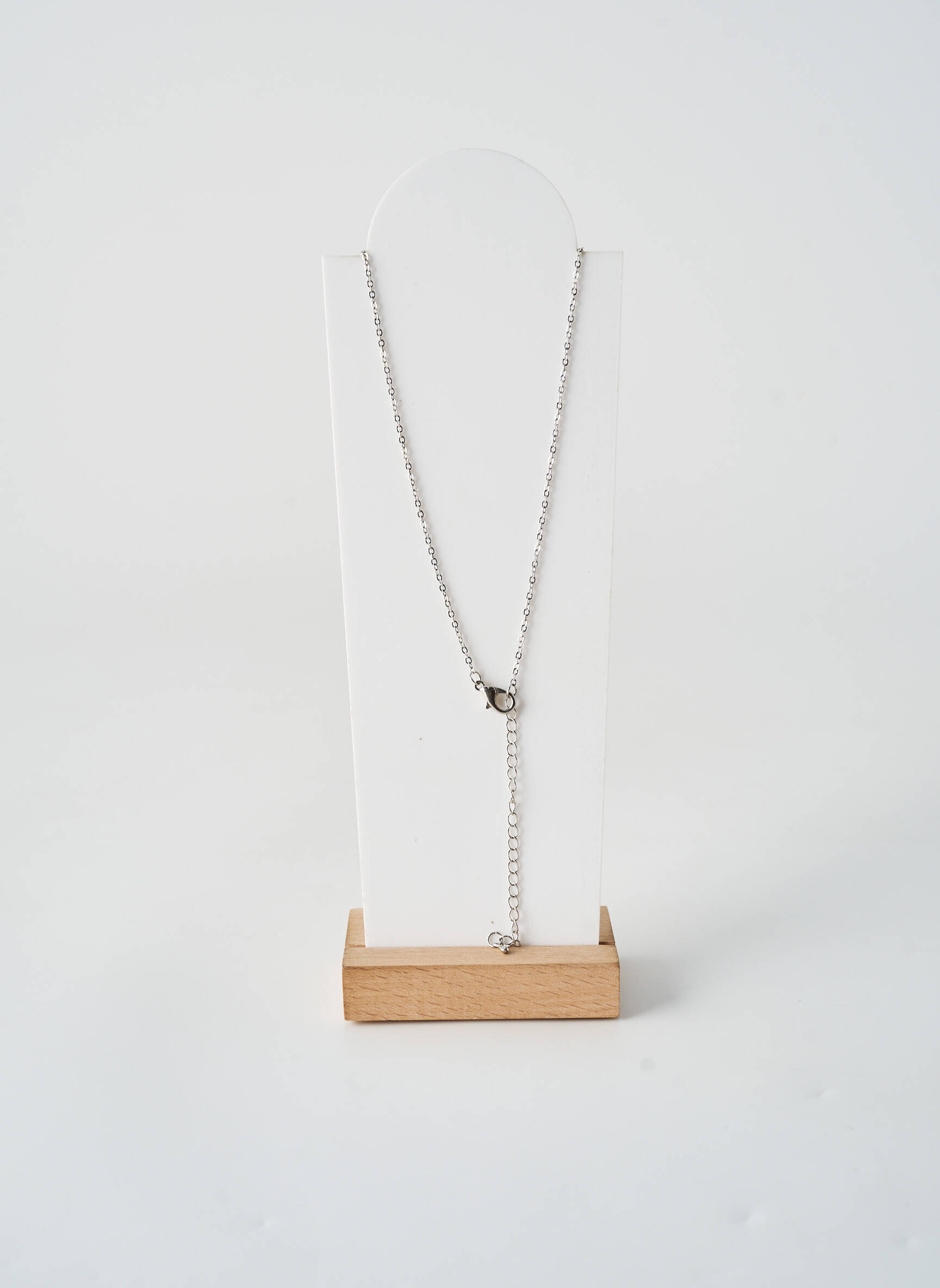Collier fermeture fermoir mousqueton argent TATA GISELE femme
