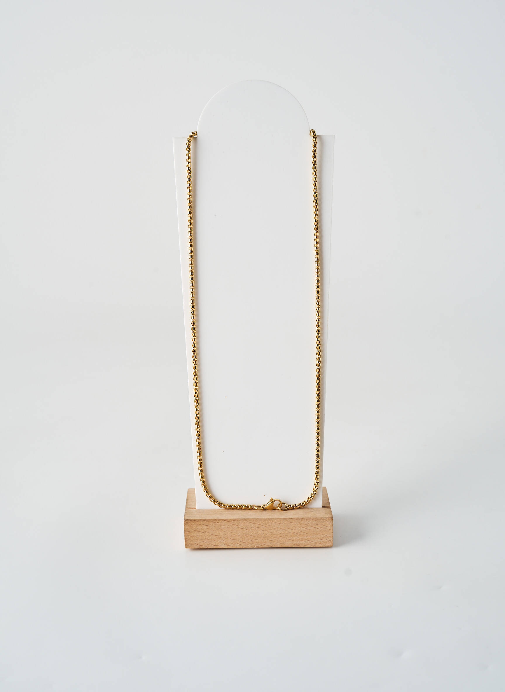 Collier fermeture fermoir mousqueton or TATA GISELE femme