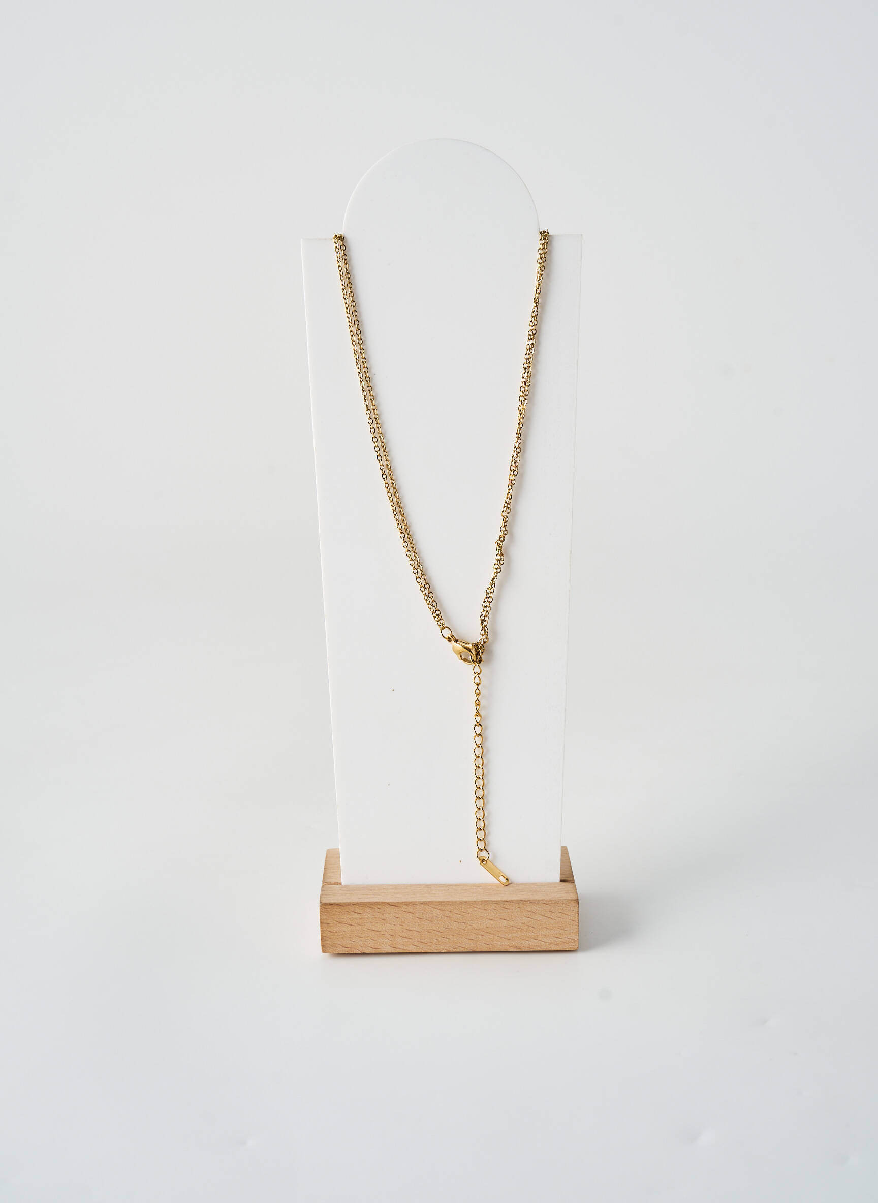 Collier fermeture fermoir mousqueton or TATA GISELE femme