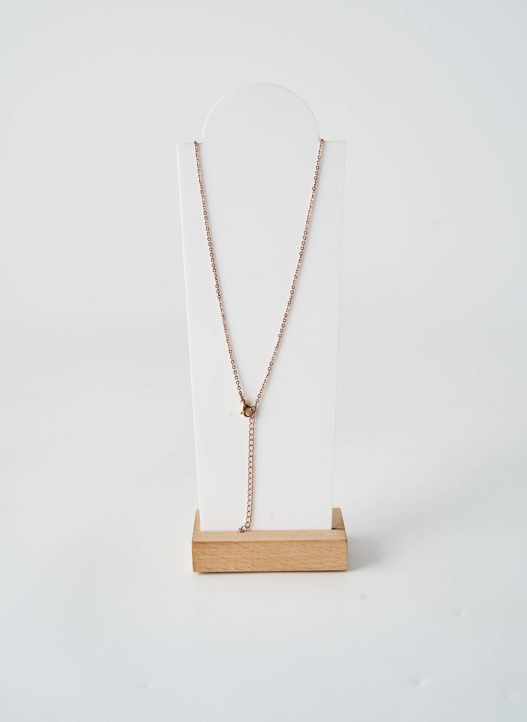 Collier fermeture fermoir mousqueton or TATA GISELE femme