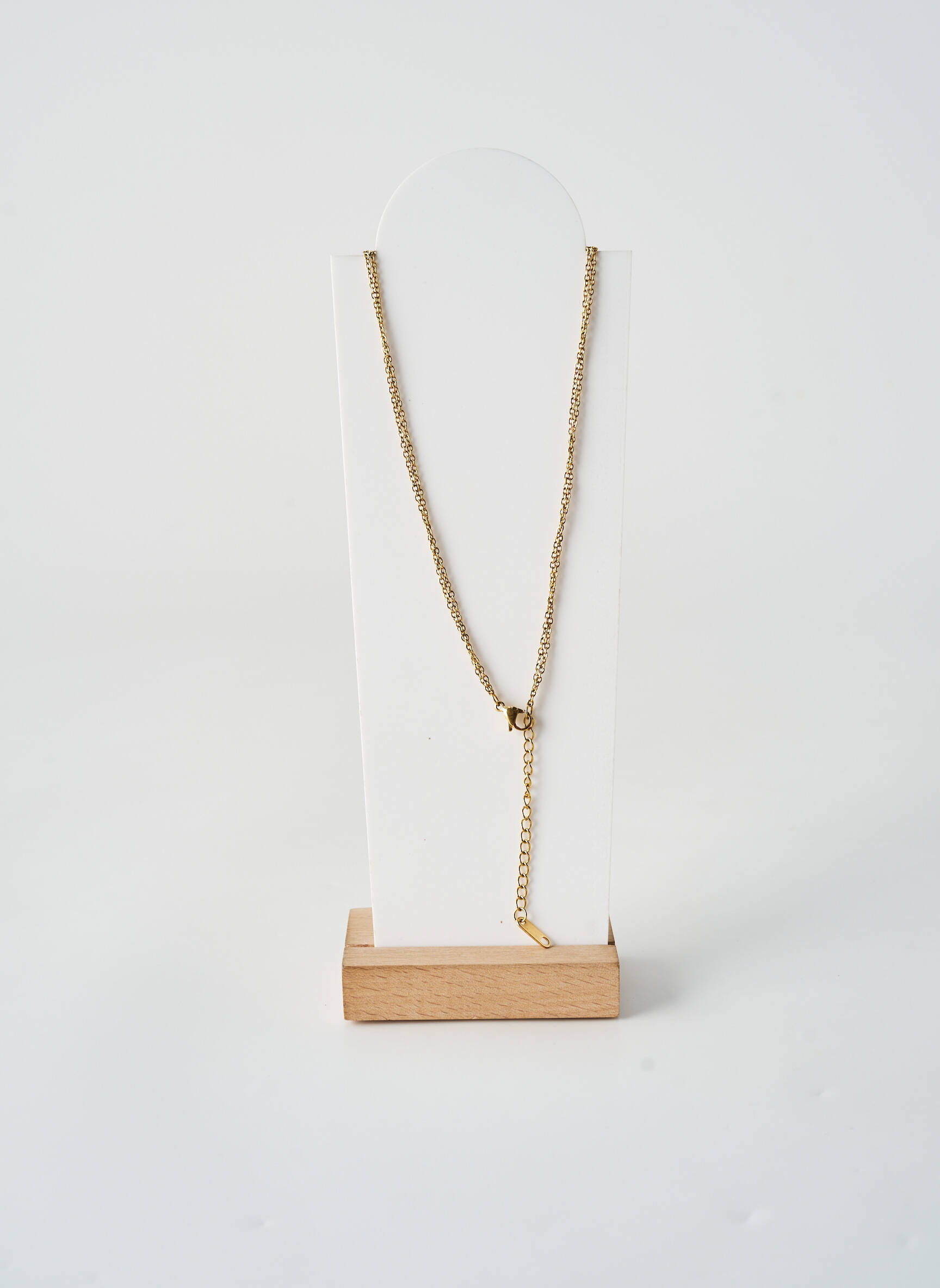 Collier fermeture fermoir mousqueton or TATA GISELE femme