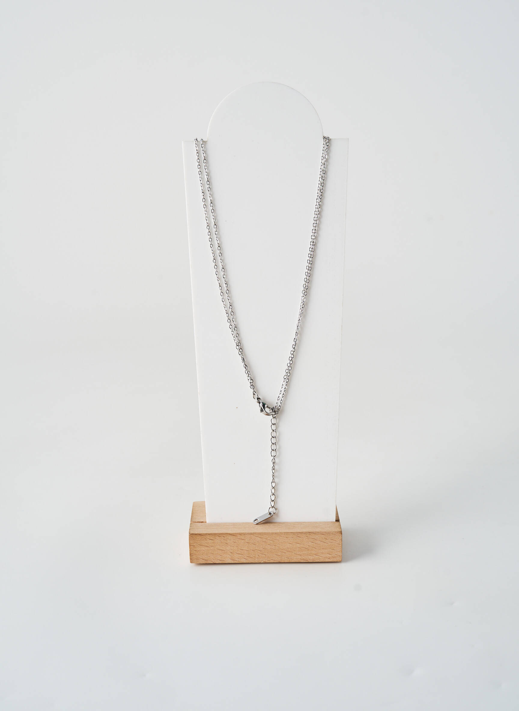 Collier fermeture fermoir mousqueton argent TATA GISELE femme
