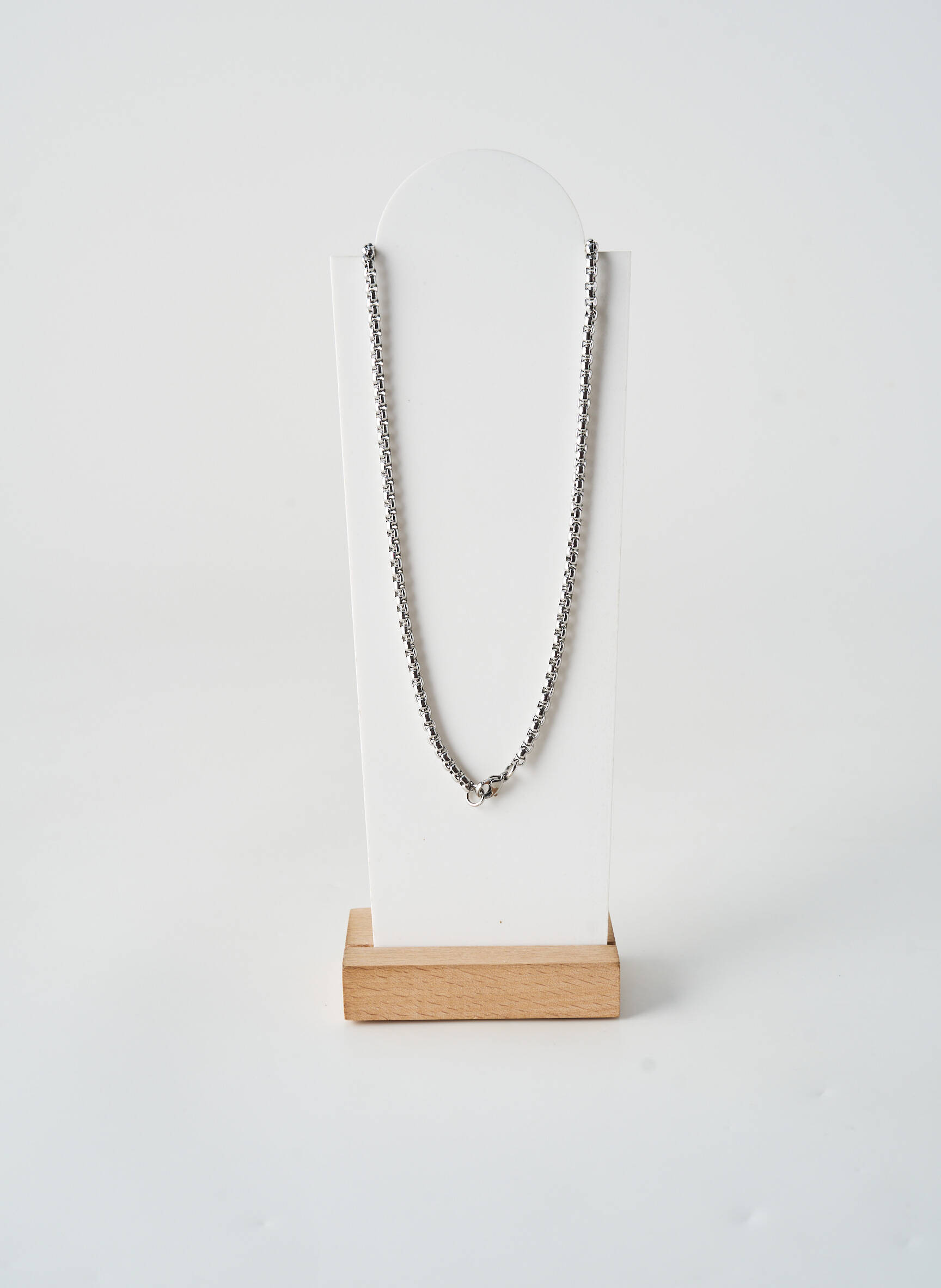 Collier fermeture fermoir mousqueton argent TATA GISELE femme