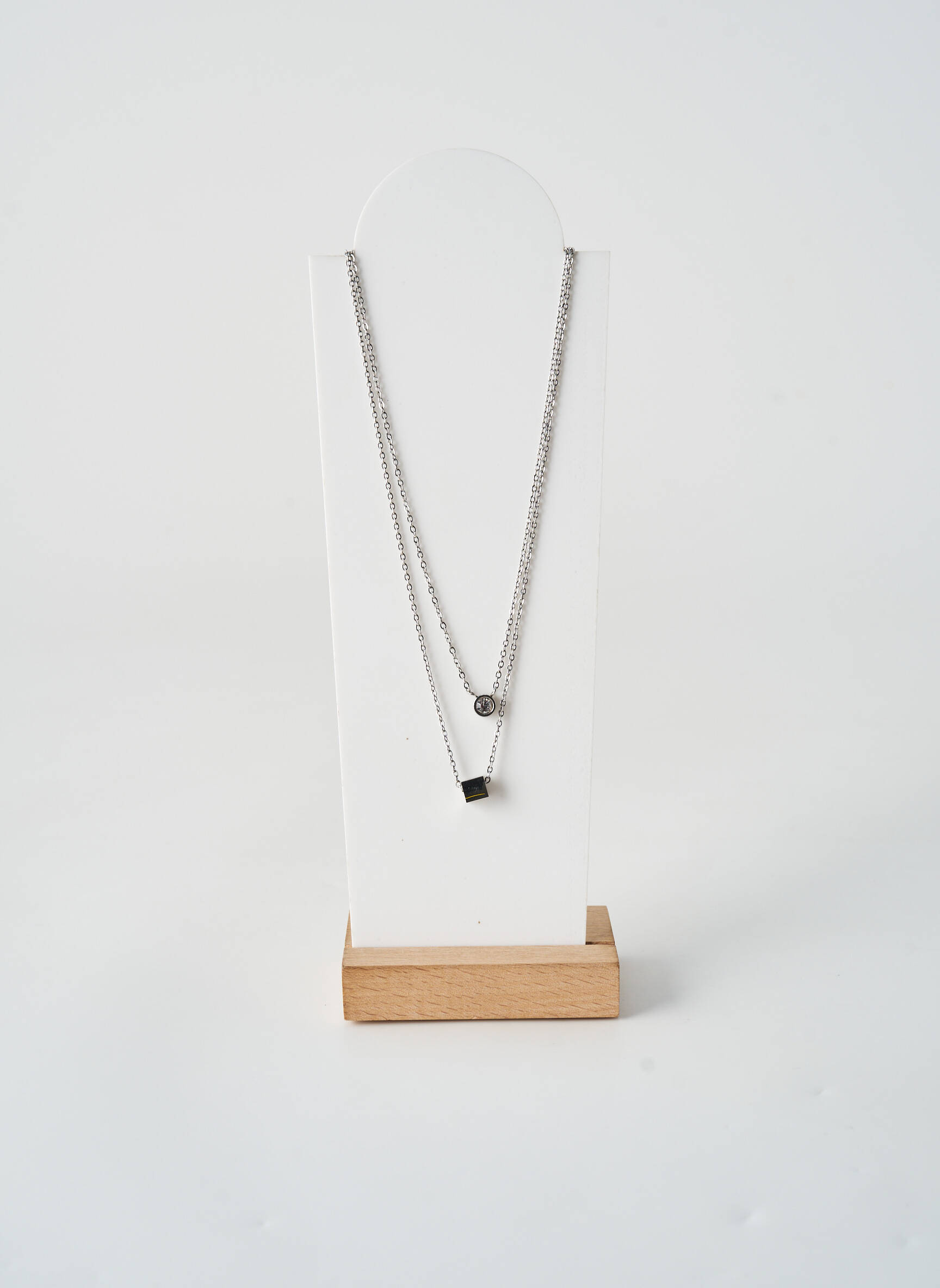 Collier fermeture fermoir mousqueton argent TATA GISELE femme