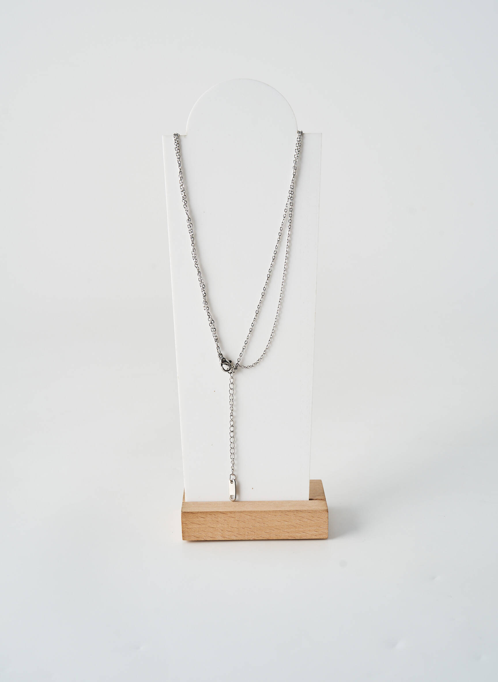 Collier fermeture fermoir mousqueton argent TATA GISELE femme