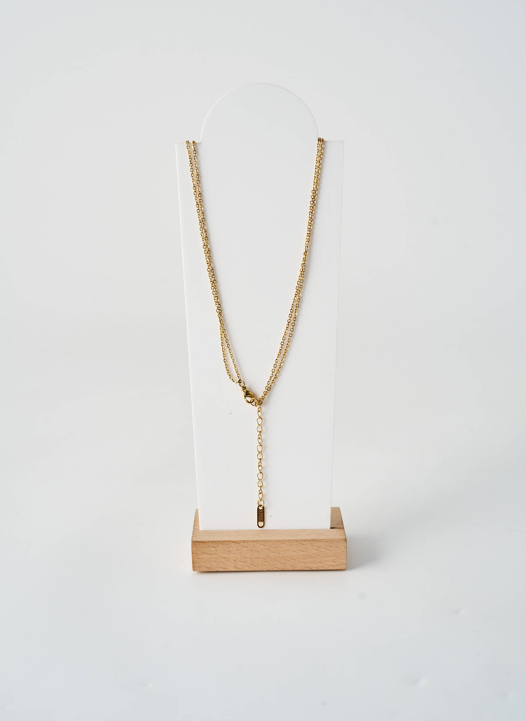 Collier fermeture fermoir mousqueton or TATA GISELE femme