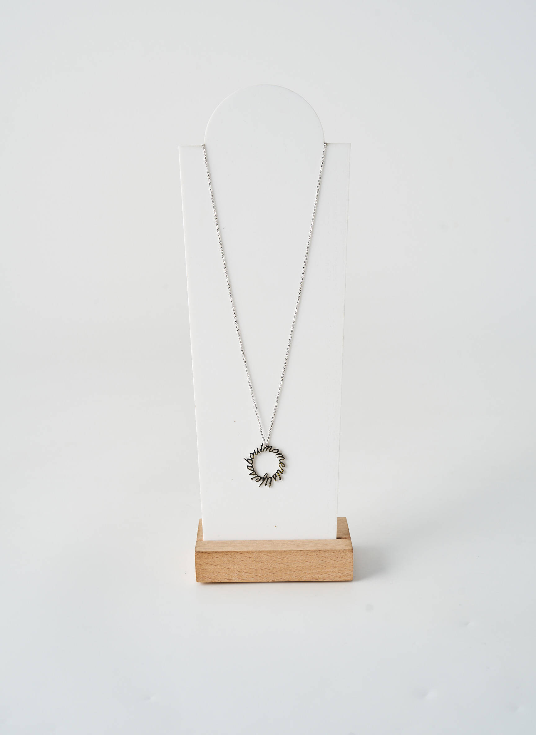 Collier fermeture fermoir mousqueton argent TATA GISELE femme