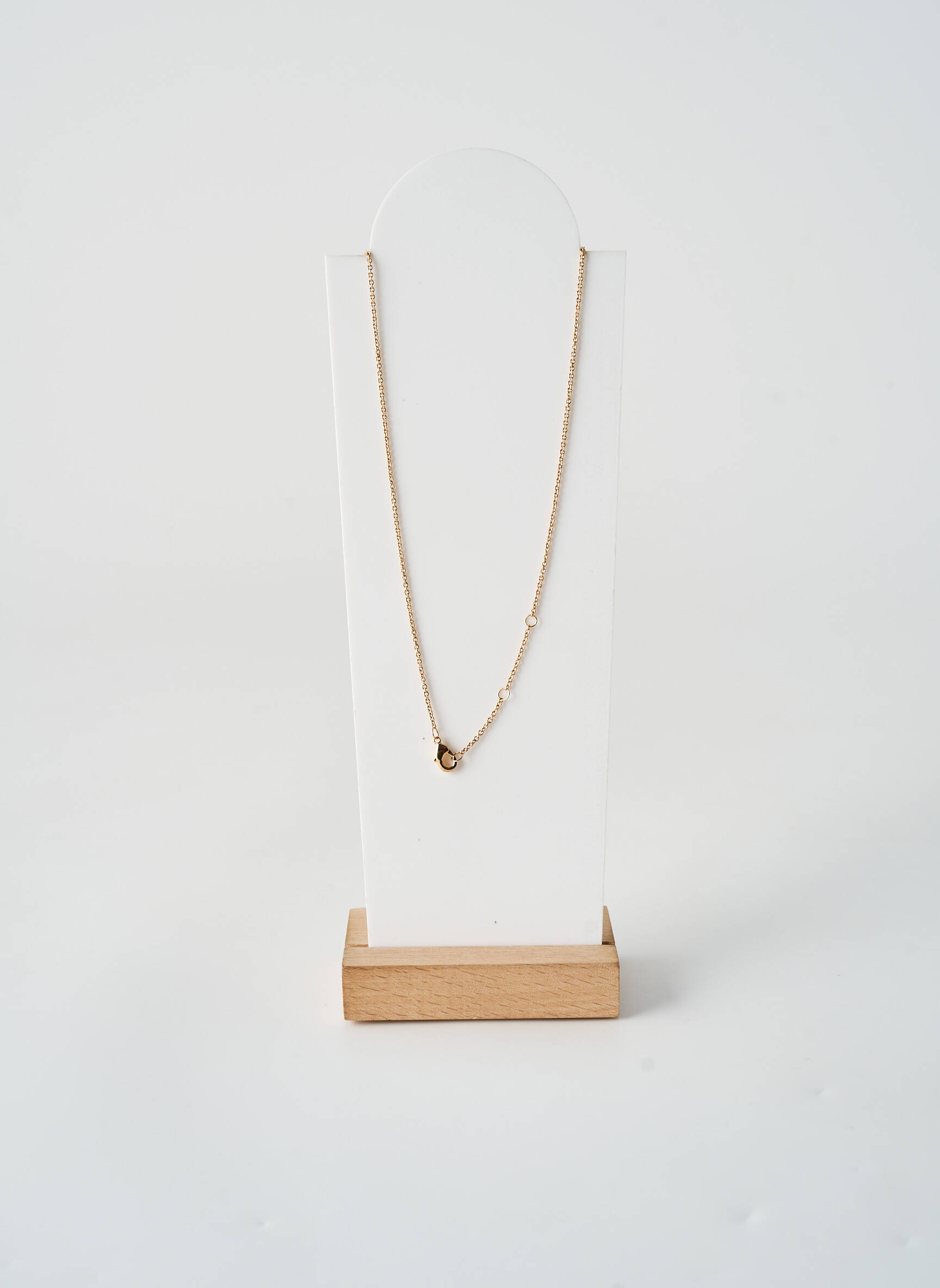 Collier fermeture fermoir mousqueton or TATA GISELE femme