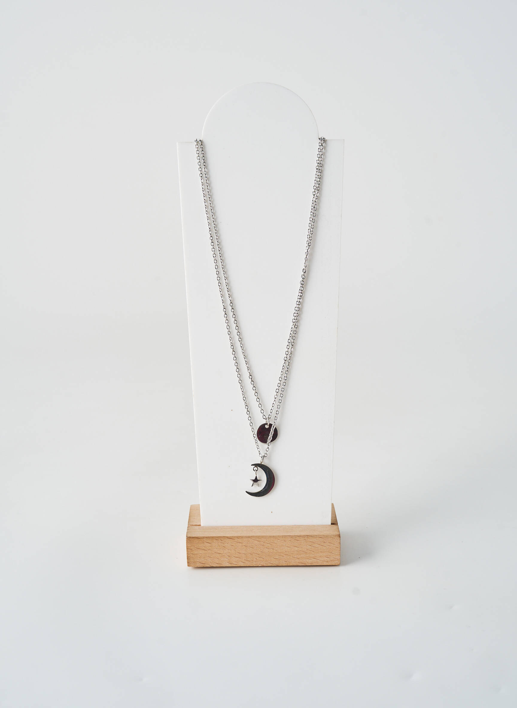 Collier fermeture fermoir mousqueton argent TATA GISELE femme