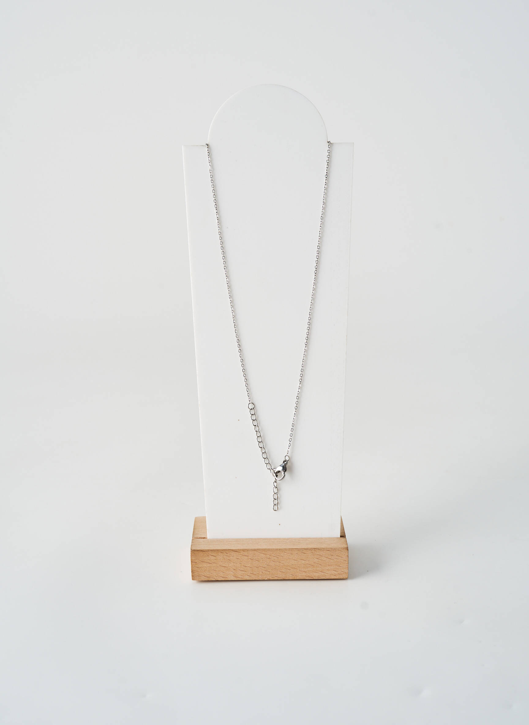 Collier fermeture fermoir mousqueton argent TATA GISELE femme