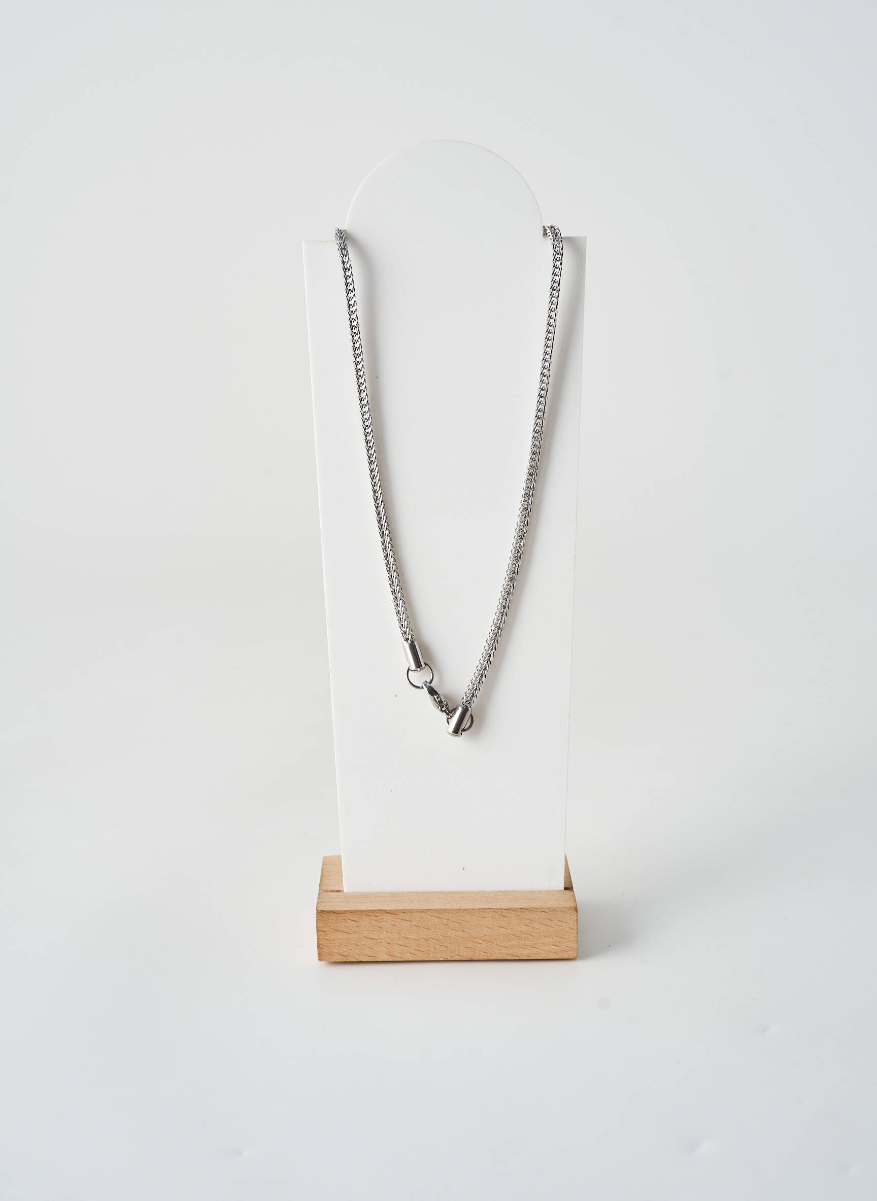 Collier fermeture fermoir mousqueton argent TATA GISELE femme