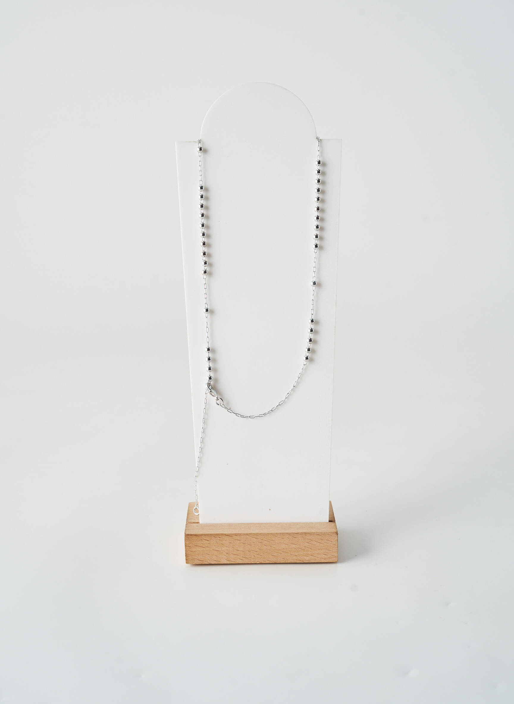 Collier fermeture fermoir mousqueton argent TATA GISELE femme