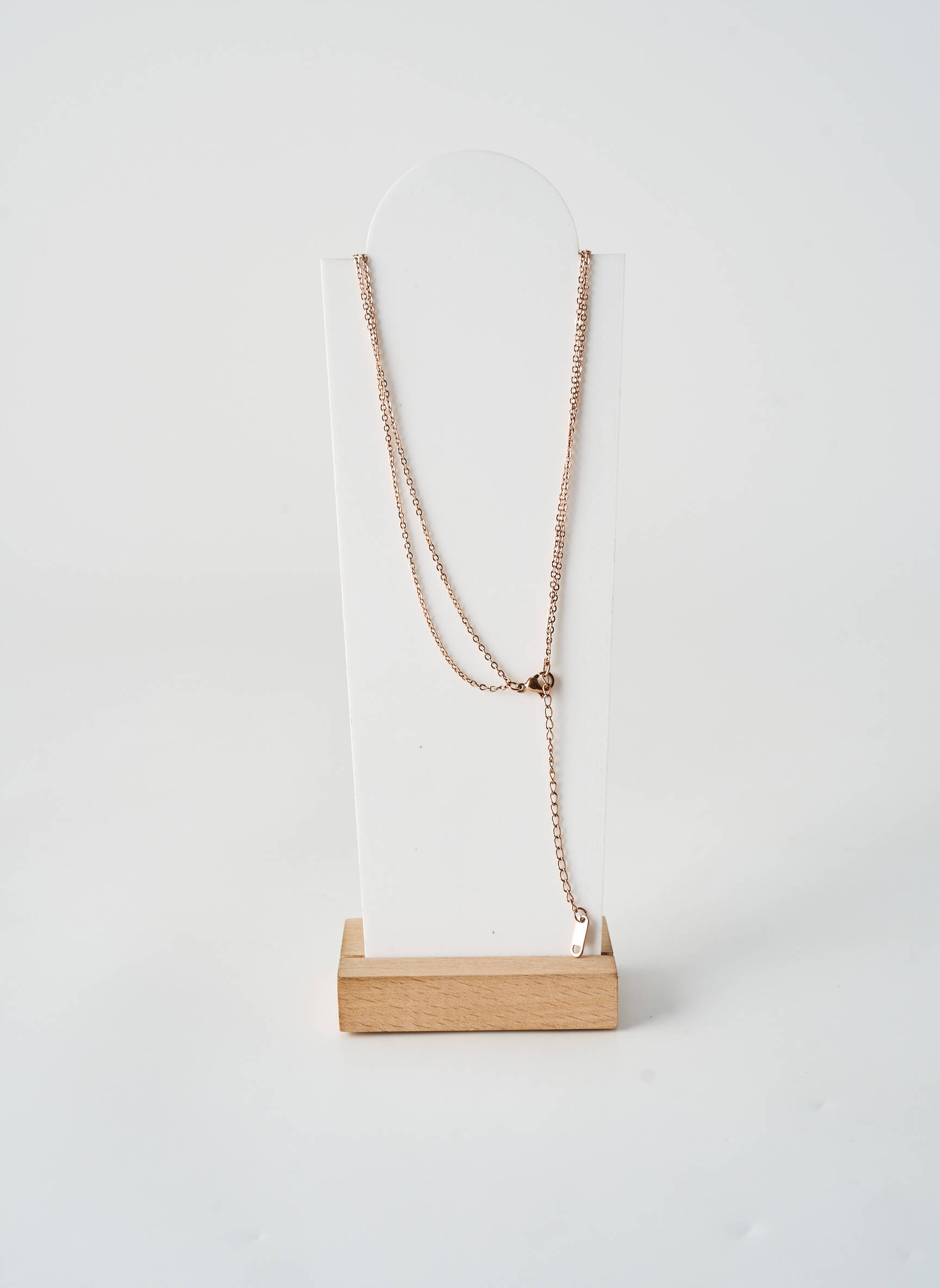 Collier fermeture fermoir mousqueton or TATA GISELE femme