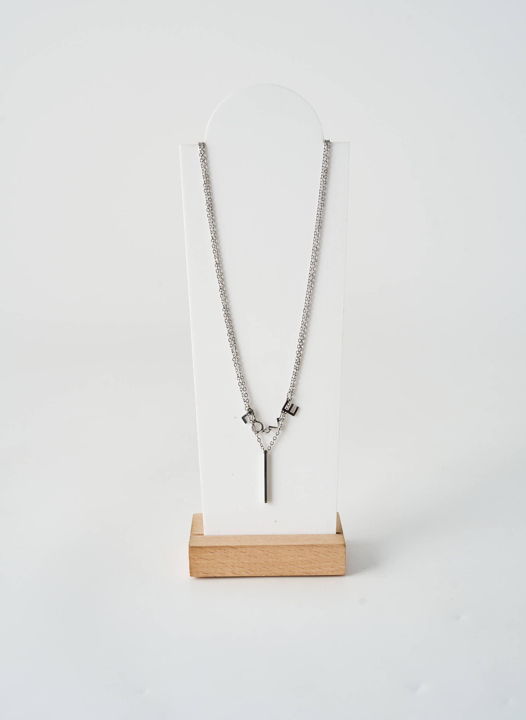 Collier fermeture fermoir mousqueton argent TATA GISELE femme
