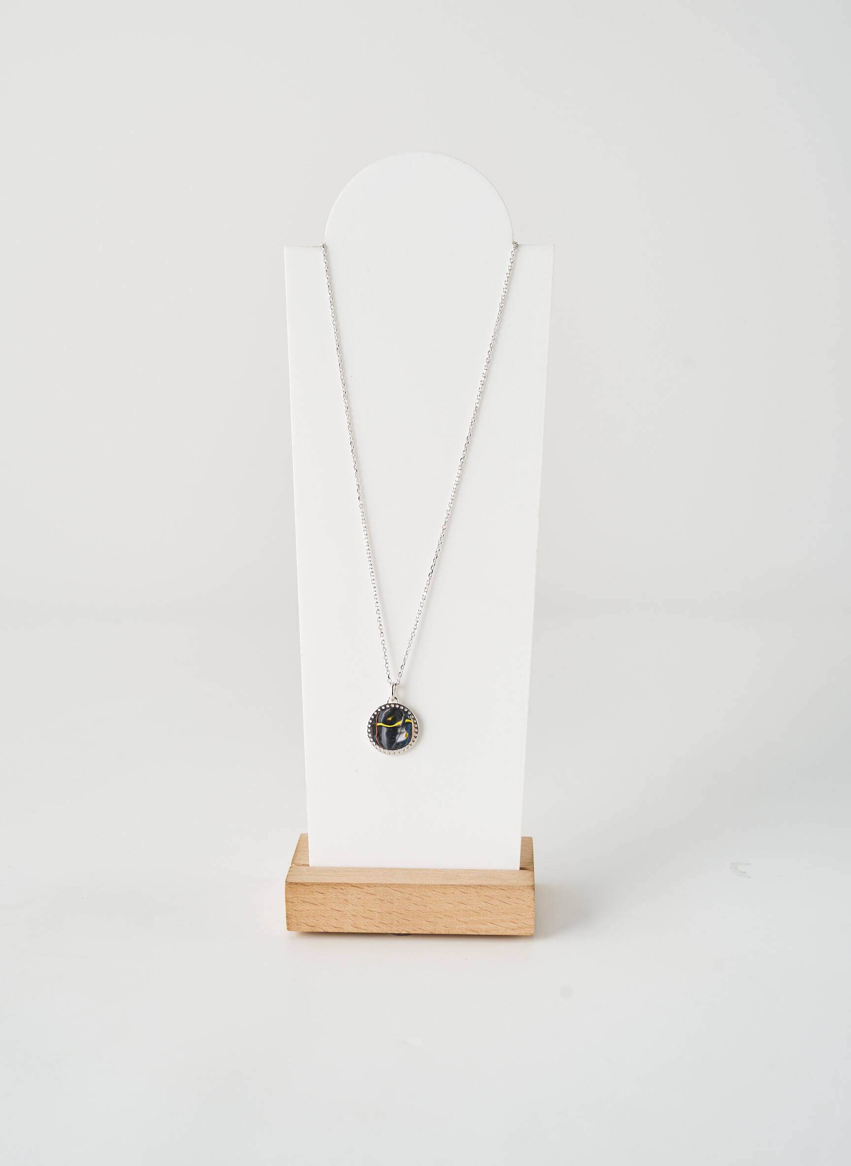 Collier matériaux argent argent TATA GISELE femme