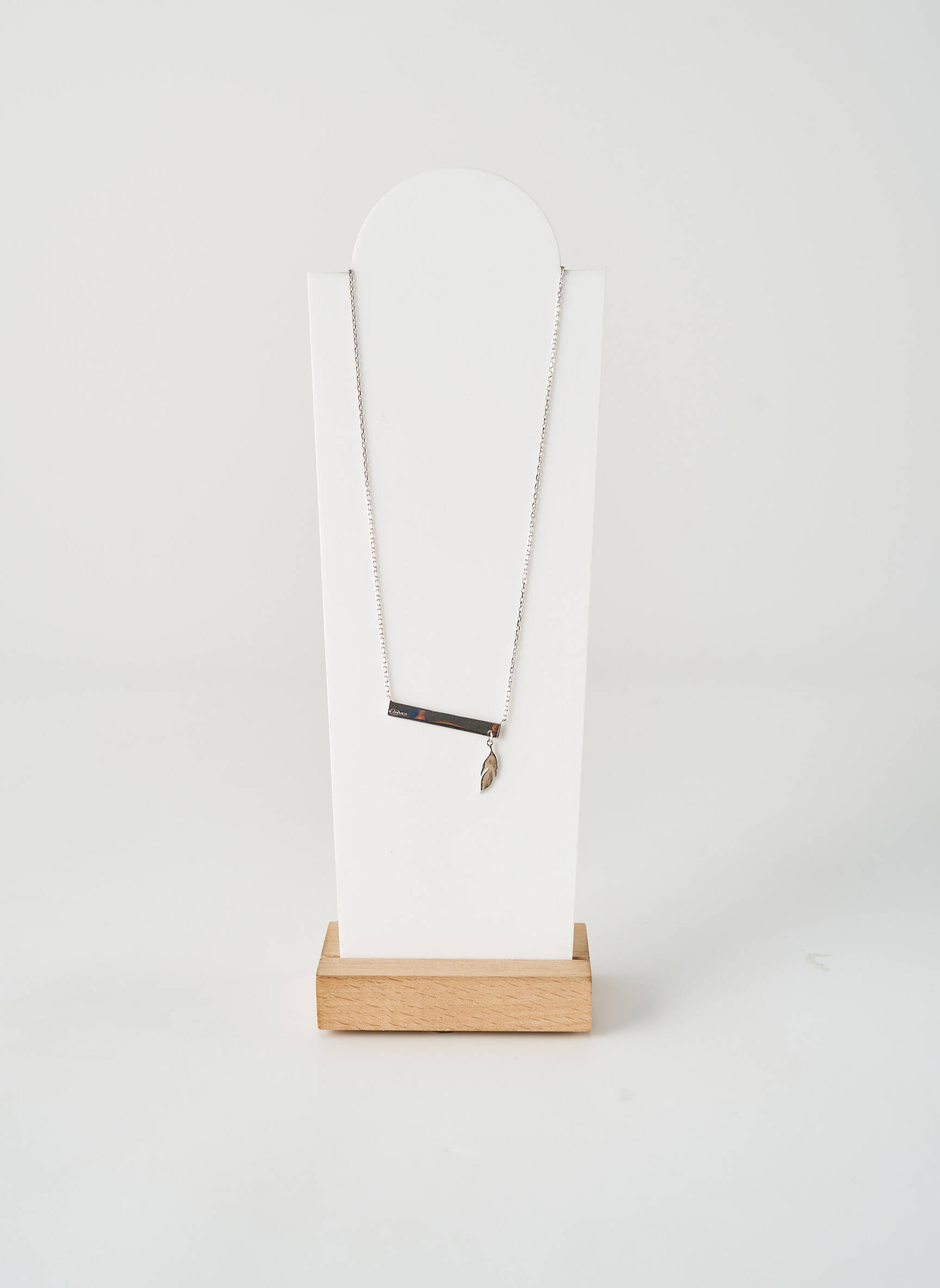 Collier matériaux argent argent TATA GISELE femme