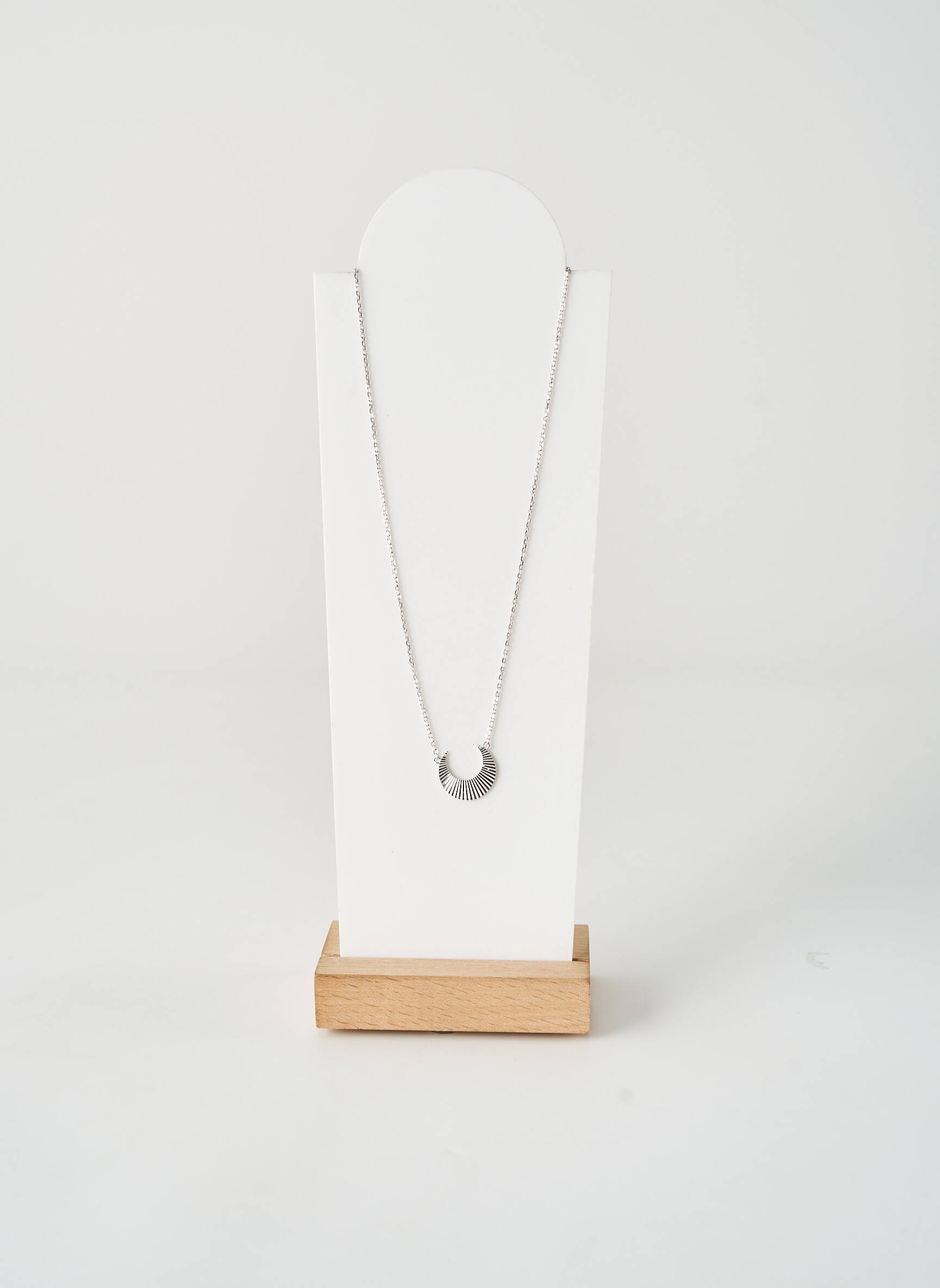 Collier matériaux argent argent TATA GISELE femme