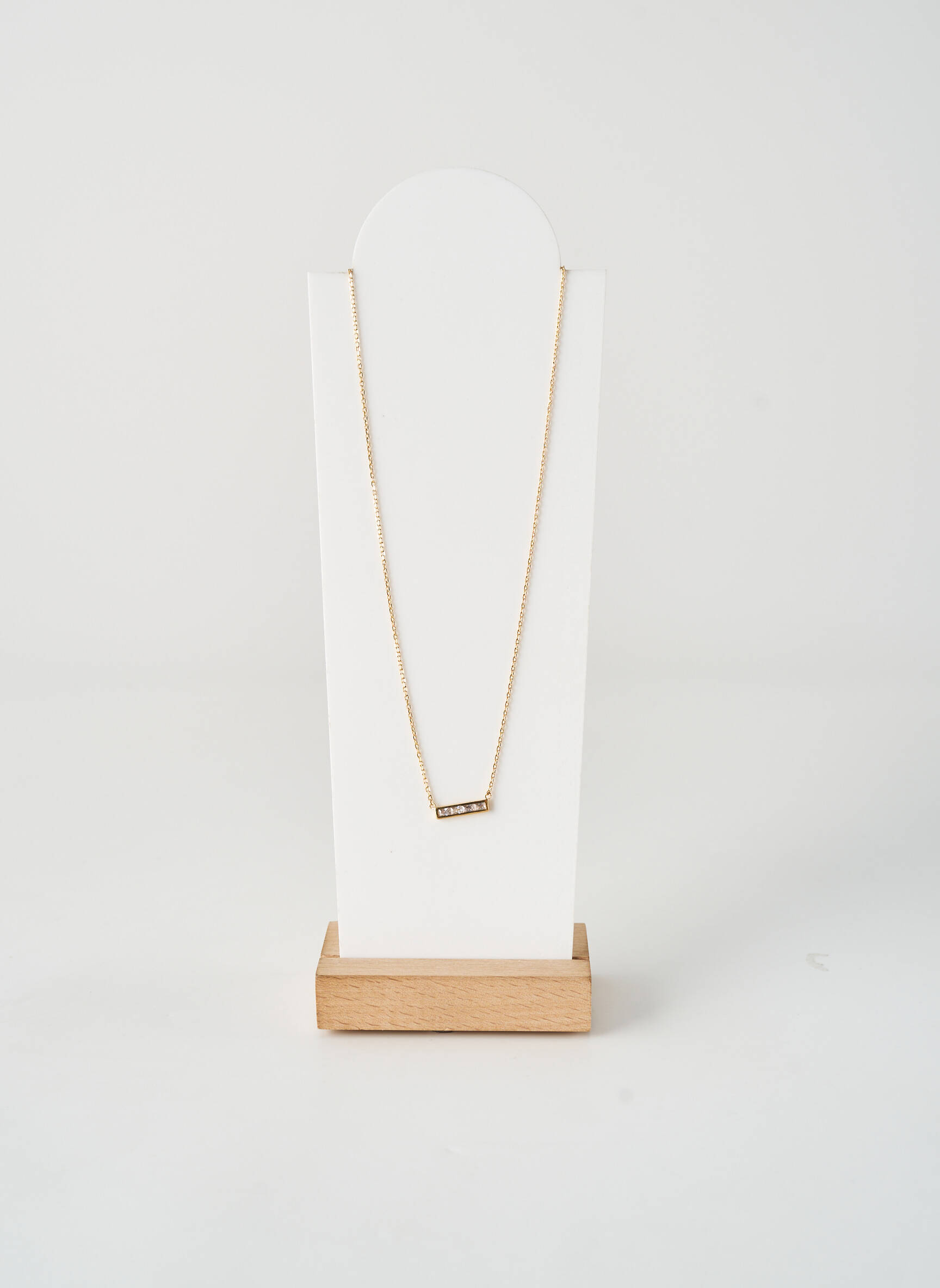Collier matériaux plaqué or or TATA GISELE femme
