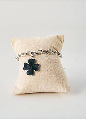 Bracelet fermeture fermoir mousqueton argent TATA GISELE femme
