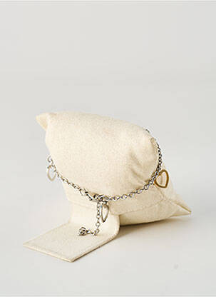 Bracelet fermeture fermoir mousqueton argent TATA GISELE femme