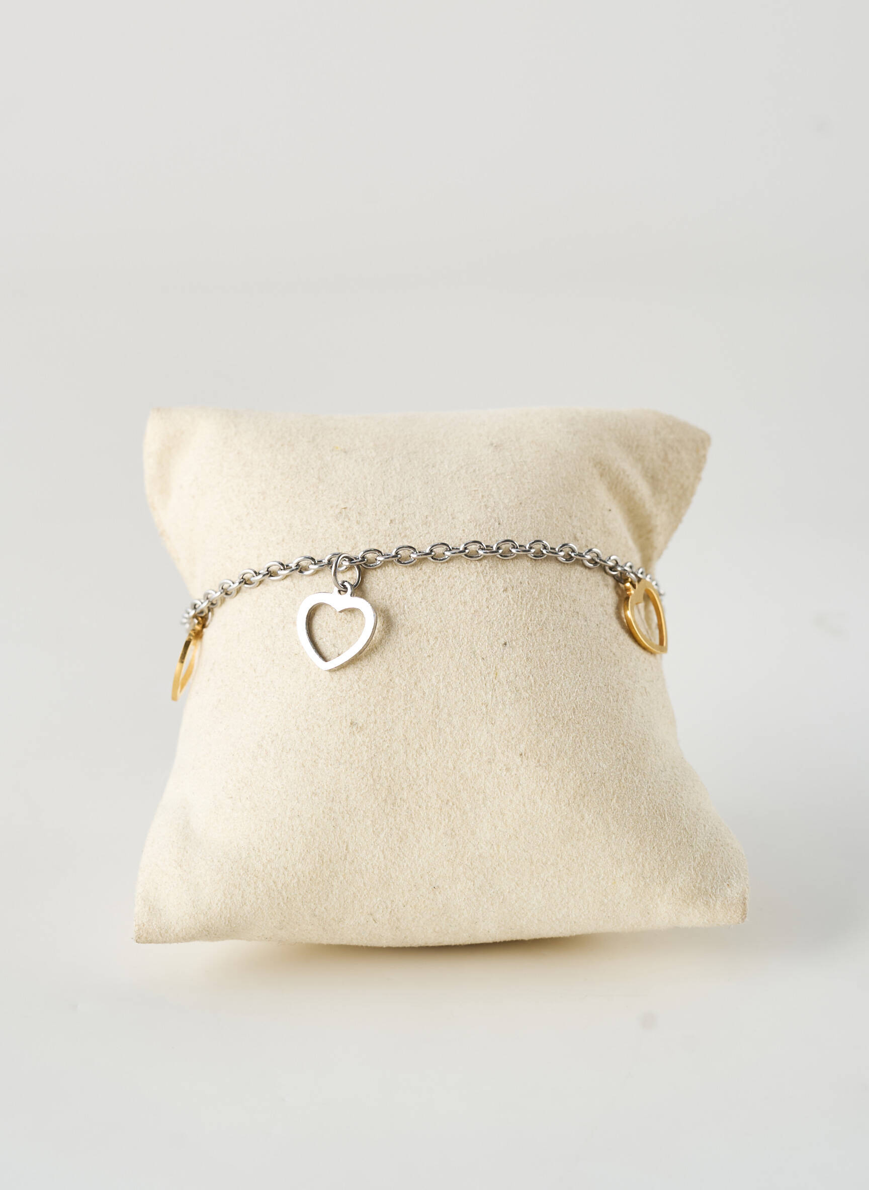 Bracelet fermeture fermoir mousqueton argent TATA GISELE femme