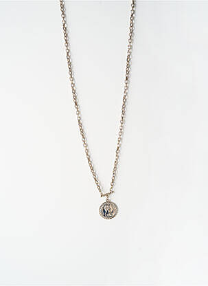 Sautoir fermeture fermoir mousqueton argent TATA GISELE femme