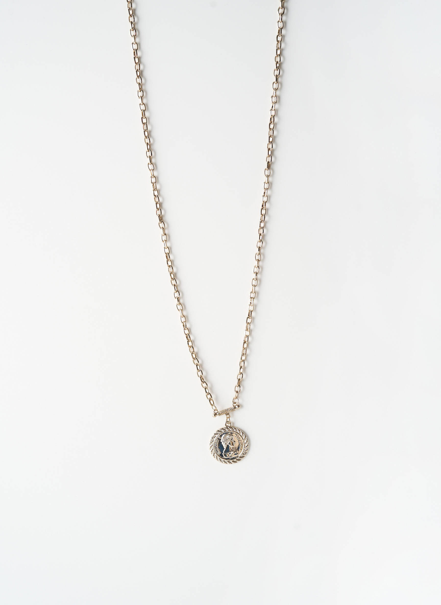 Sautoir fermeture fermoir mousqueton argent TATA GISELE femme