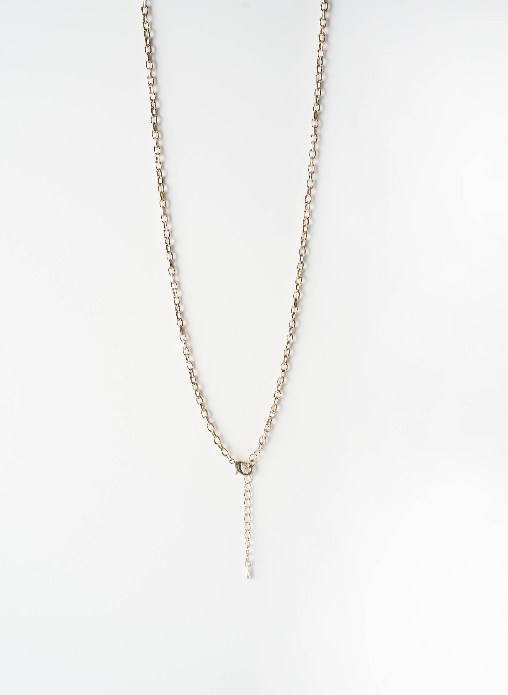 Sautoir fermeture fermoir mousqueton argent TATA GISELE femme
