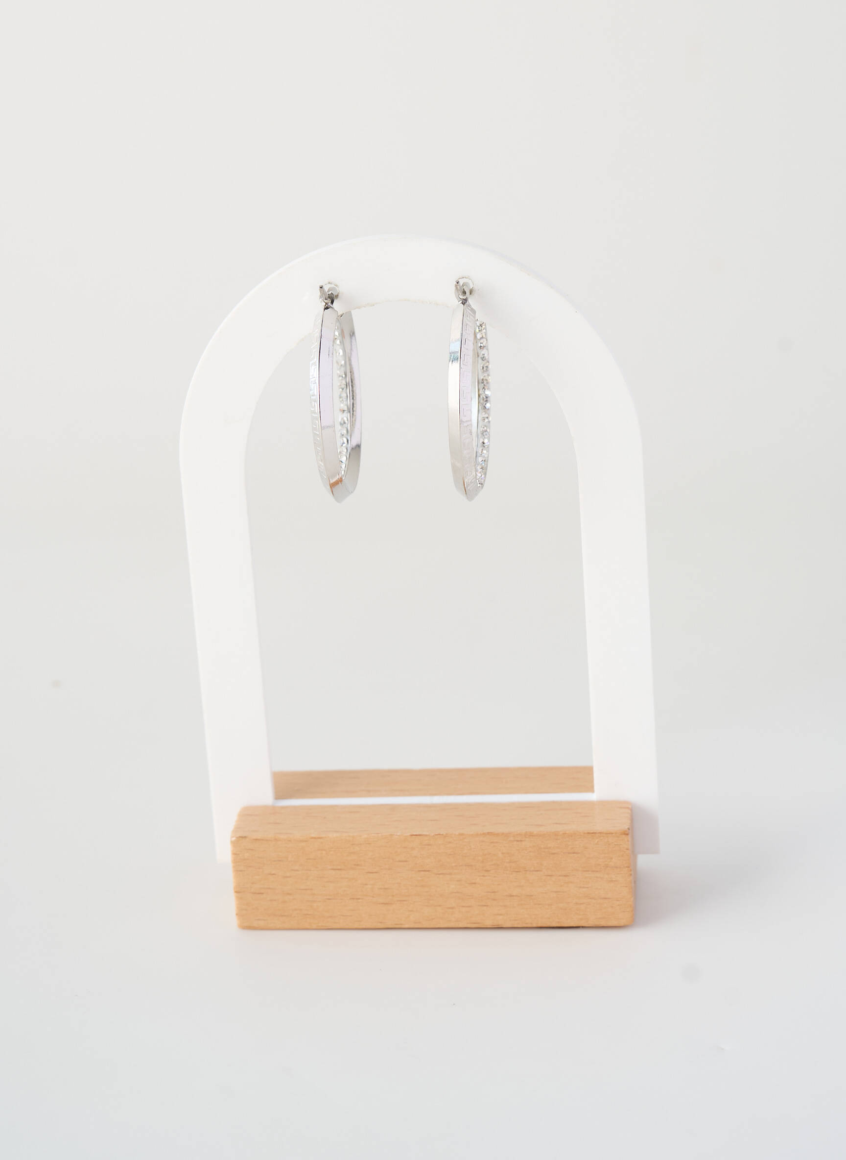 Boucles d’oreilles fermeture fermoir créole argent TATA GISELE femme