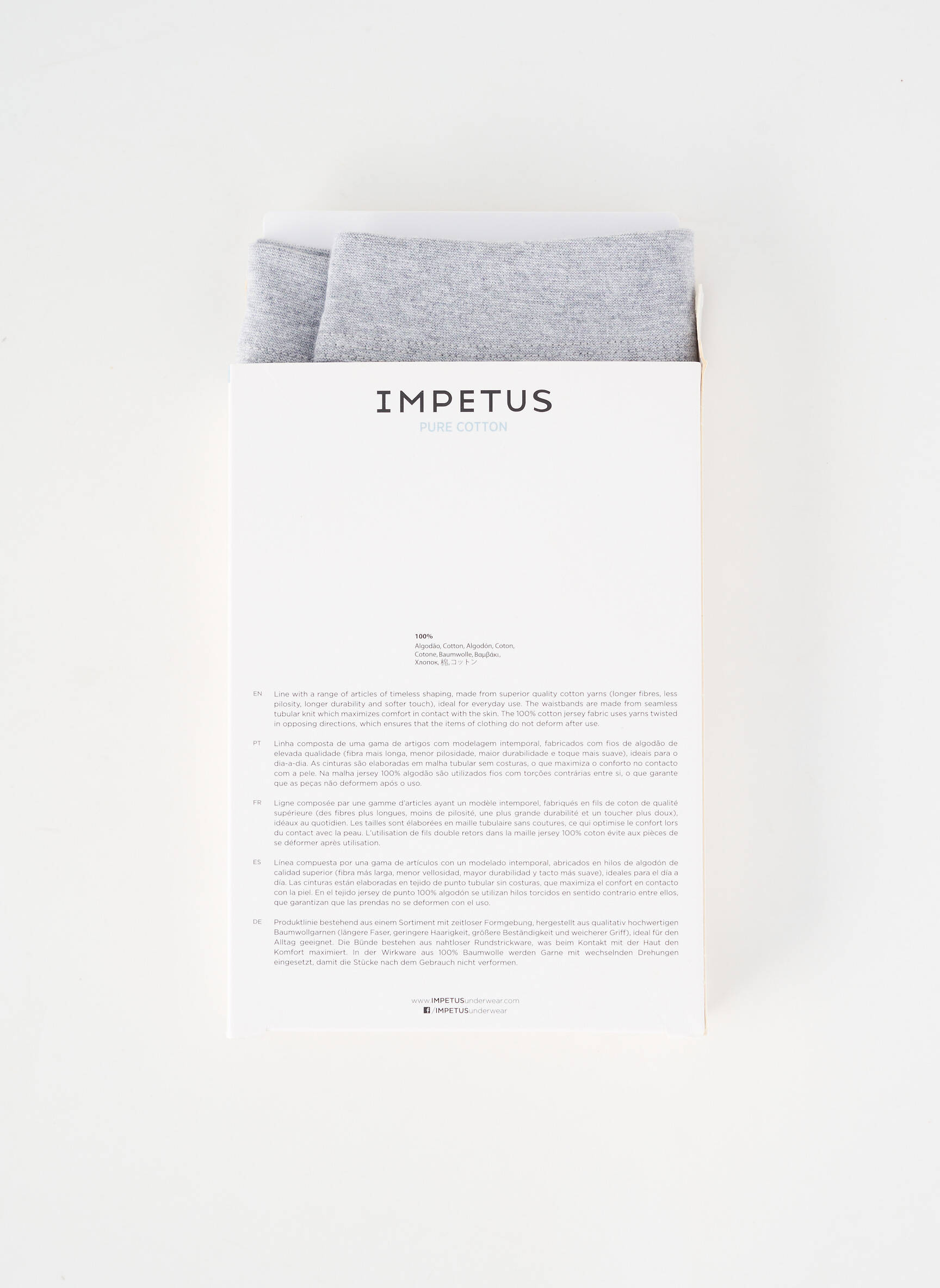 Slip stretch gris IMPETUS homme