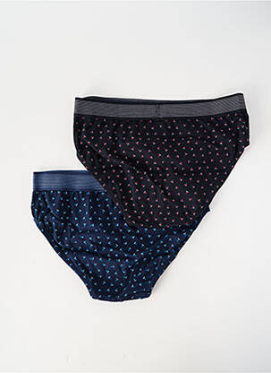 Slip tissage popeline noir MASSANA homme