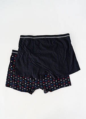 Boxer imprimé fantaisie noir MASSANA homme