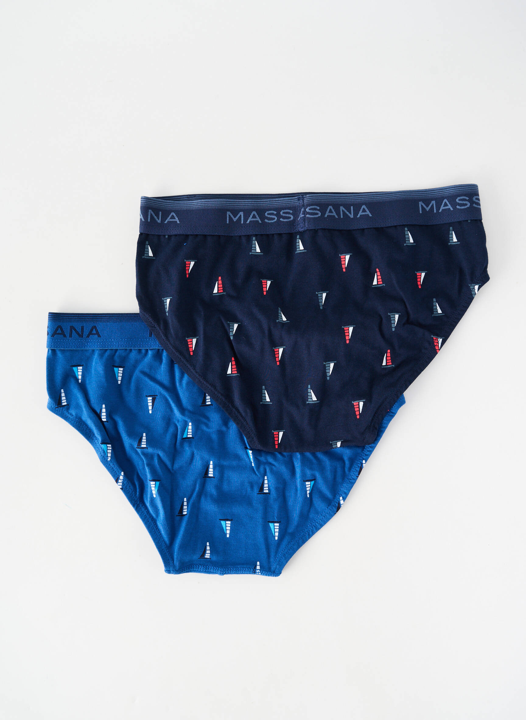 Slip tissage popeline bleu MASSANA homme