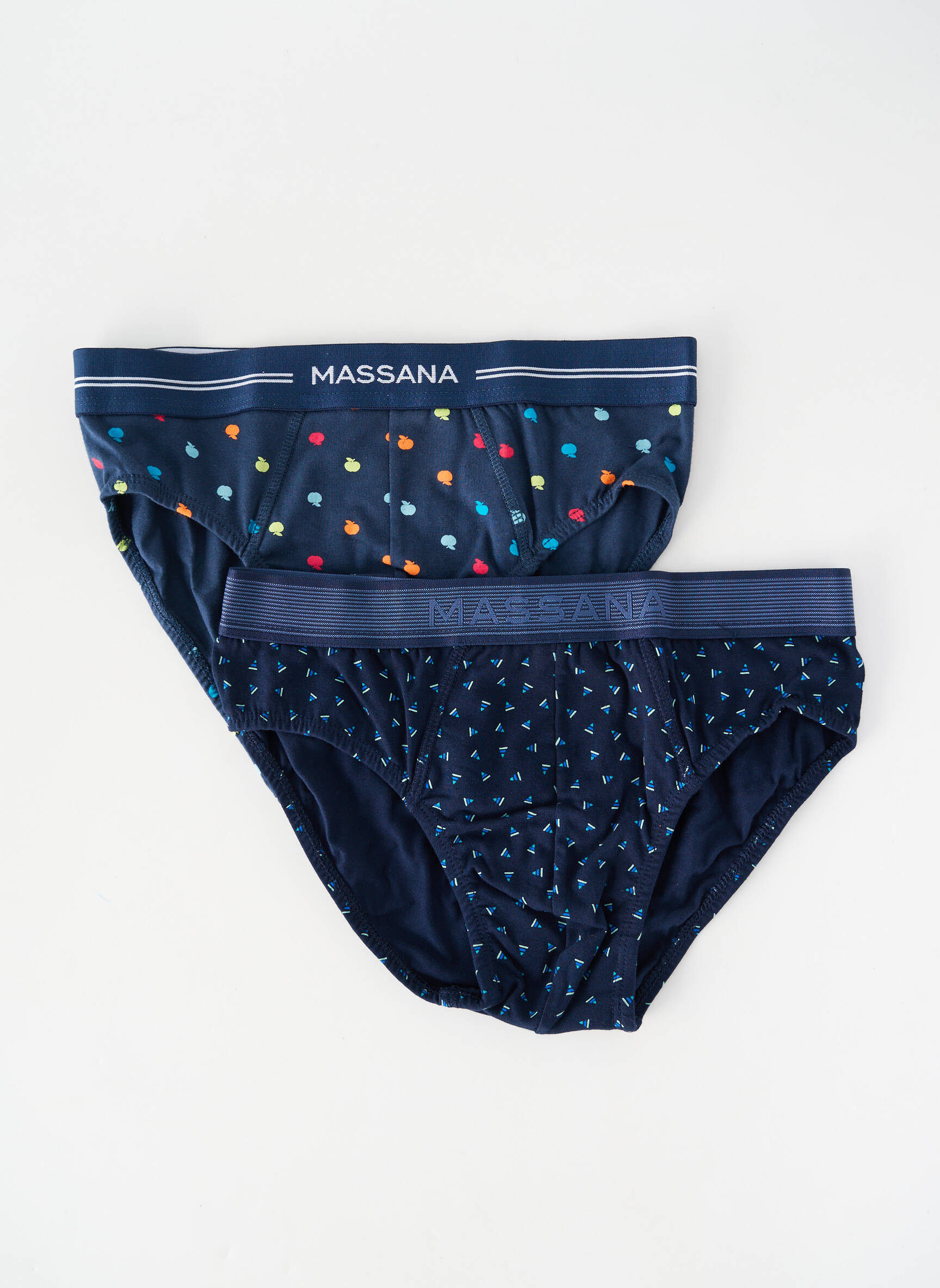 Slip tissage popeline bleu MASSANA homme