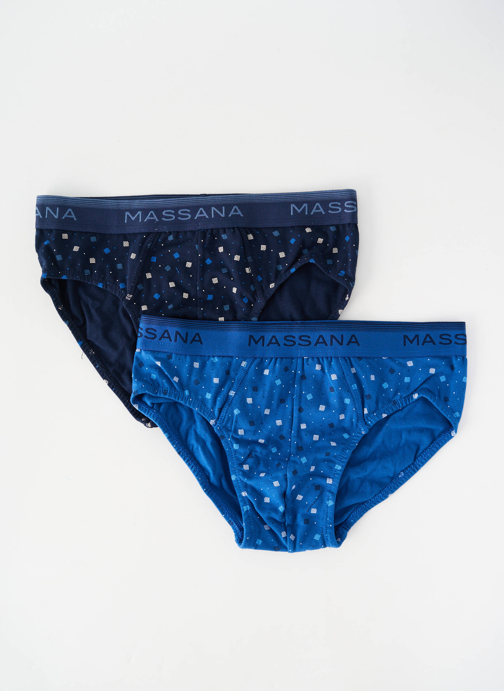 Slip tissage popeline bleu MASSANA homme