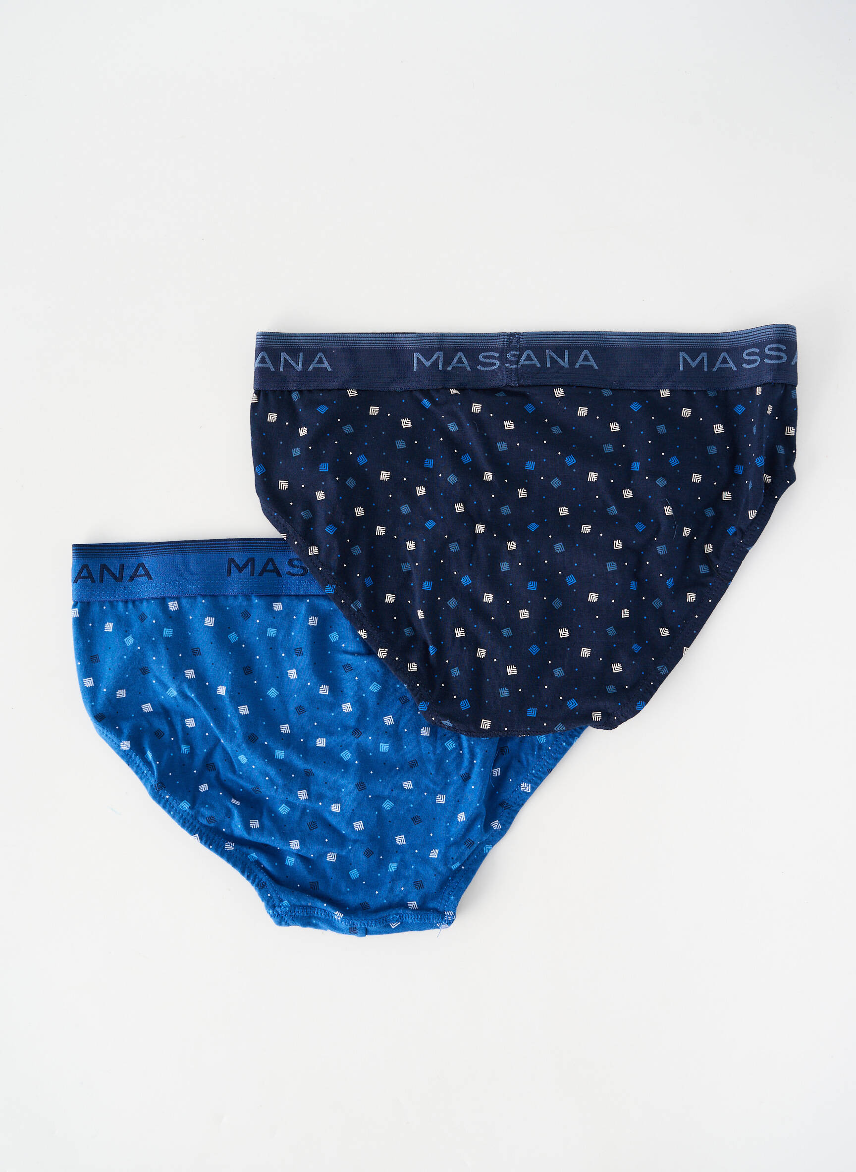 Slip tissage popeline bleu MASSANA homme