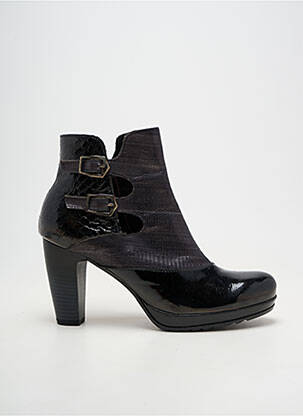 Bottines/boots matière lisse talon de 7 à 9cm noir JOSE SAENZ femme