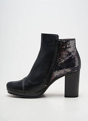 Bottines/boots matière lisse talon de 7 à 9cm noir JOSE SAENZ femme