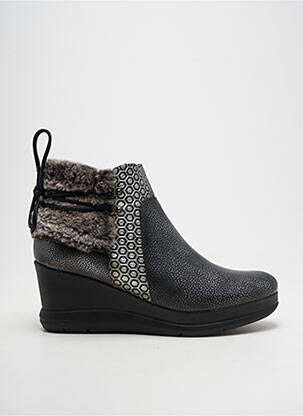 Bottines/boots matière lisse talon de 7 à 9cm noir JOSE SAENZ femme