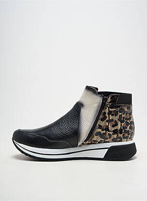 Bottines/boots matière lisse talon plat jusqu'à 3cm noir JOSE SAENZ femme