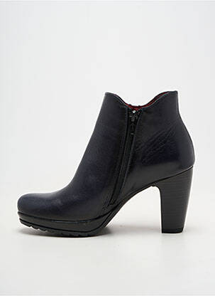 Bottines/boots matière lisse talon de 7 à 9cm bleu JOSE SAENZ femme